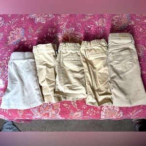 Khaki Uniform Bottoms Size 4T